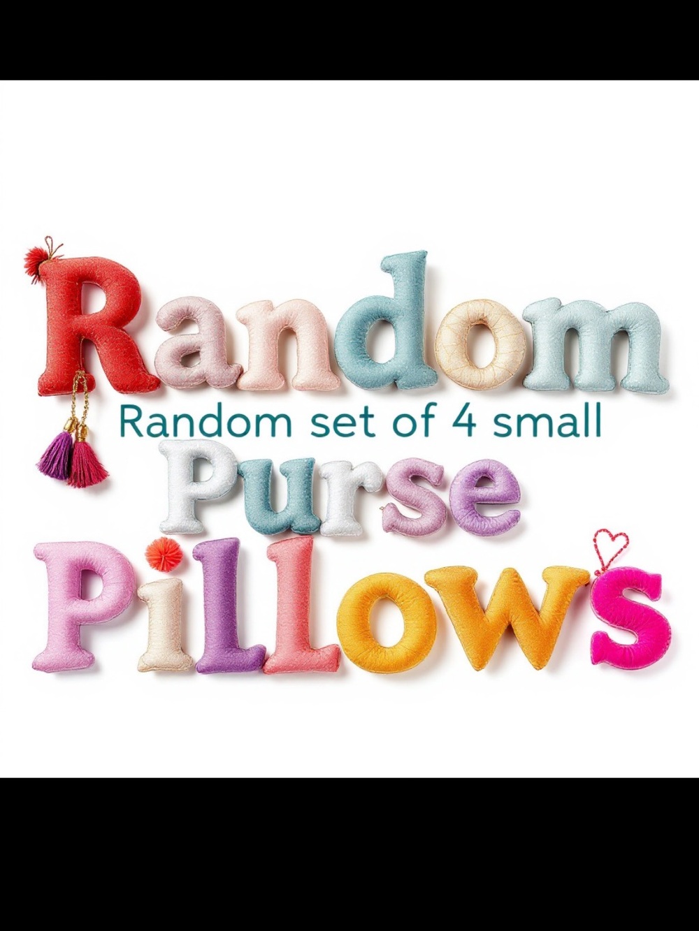 Chef Jamie's Random Chef Choice Set of 4  Purse Pillows - Picture 3 of 15